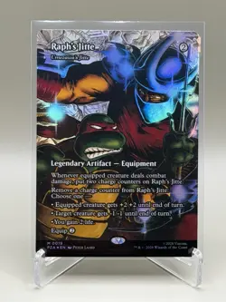 Raph's Jitte - Umezawa's Jitte (Borderless) (Foil) - Teenage Mutant Ninja Turtle - Image 1