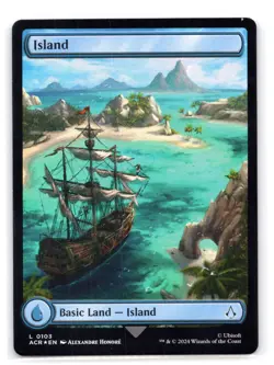 MTG NM Foil Island () 103 L Universes Beyond: Assassin's Creed - Image 1