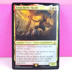 MTG Eivor, Battle-Ready FOIL 0274 MTG Assassin's Creed ACR LP - Image 1