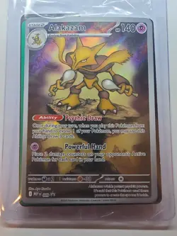 Alakazam 009 Pokemon TCG Mega Evolution Black Star Promo Sealed - Image 3