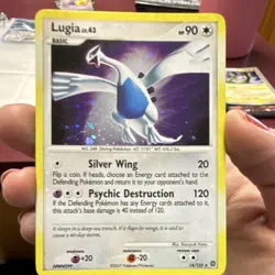 Pokemon TCG Lugia 14/132 Secret Wonders Reverse Holo Rare Eng 90 HP 2007 - Image 1