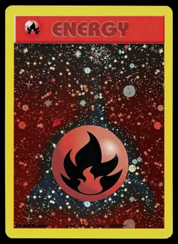 Pokemon Card - Fire Energy WotC 2002 League Promo Energize Holo Promo - Image 1