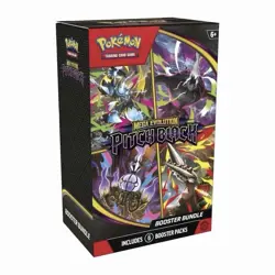 Pokemon TCG Mega Evolution Pitch Black Booster Bundle - 6 English Booster Packs - Image 1