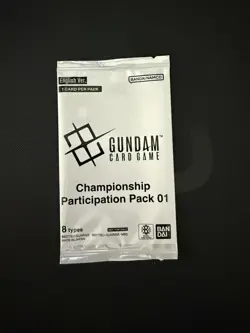 Gundam Card Game Championship Participation Prize Pack 01 - Image 1