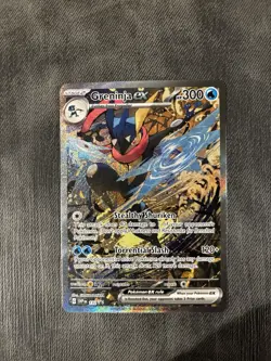 Pokemon Greninja ex 132 Scarlet & Violet Promo Holo Full Art (2024) NM - Image 1