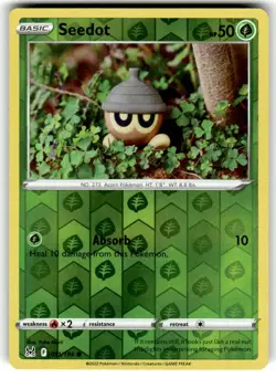 Seedot 011/196 Common Lost Origin Pokemon Reverse Holo Near Mint - Image 1