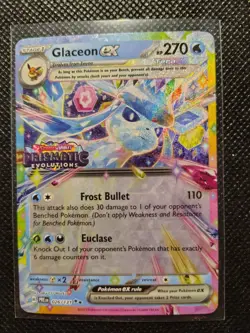 Pokemon TCG Glaceon Ex Promo Stamped - Image 1
