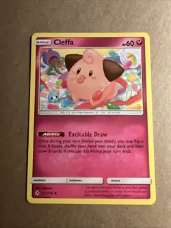 Cleffa Uncommon SM Unbroken Bonds 131/214 Pokemon TCG LP - Image 1