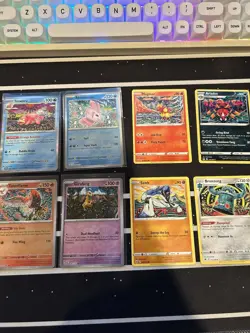 shinji kanda pokemon cards lot Holo Reverse And Non Holo - Image 1