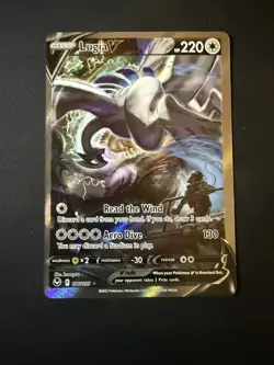 Pokemon TCG Silver Tempest Lugia V Alt Art 186/195 NM - Image 1