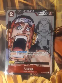 One Piece Card Usopp ST01-002 Alt Art Premium Card Collection 25th Edition NM - Image 1