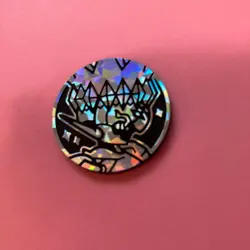 Pokemon TCG Collectible Coin Ceruledge Silver Pixel Holofoil Japanese F/S - Image 3