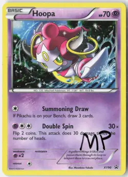 Hoopa (Collector Chest) XY90 Holo Promo XY Promo Pokemon Holo Moderately Played - Image 1