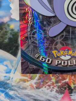 Poliwag #60 Topps Chrome Spectra Series 1 Pokemon TV Animation LP-(Dent) - Image 5