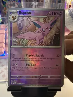 Espeon Master Ball Pattern 033/131 Prismatic Evolutions NM Rare - Image 2