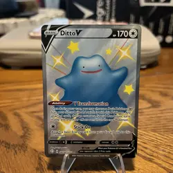 Pokemon Ditto V SV118/SV122 Shining Fates: Shiny Vault Holo - Image 1