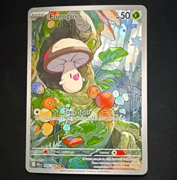 Pokemon TCG Foongus 095/086 Sv: Black Bolt Illustration Rare Holo ENG - Image 1