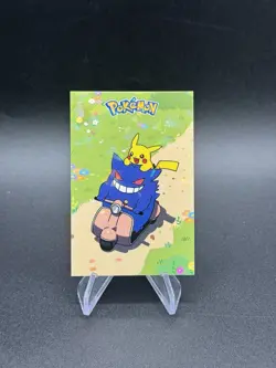 Pikachu Gengar Scooter Cracked Ice Holo Pokemon Electric Card Database Peru - Image 1