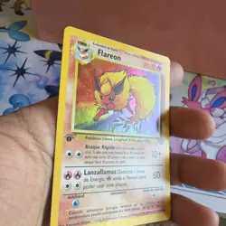 Flareon Jungle 3/64 1st Edition Holo Rare Pokemon TCG SPANISH - Image 3