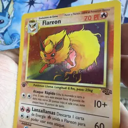 Flareon Jungle 3/64 1st Edition Holo Rare Pokemon TCG SPANISH - Image 5