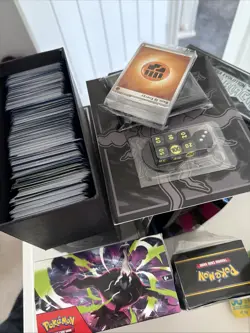 Pitch Black Bulk Bundle x 2 ETBs Worth Commons Holos Rares Etc Pokemon Tcg - Image 1