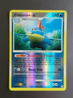 Croconaw 44/123 - Reverse Holo English Pokemon Mysterious Treasures - VLP - Image 1