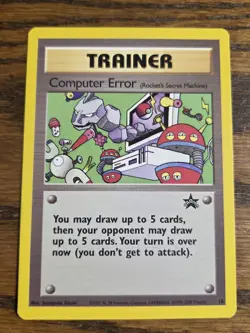 Pokemon Wotc Black Star Promo #16/53 COMPUTER ERROR --not played-- - Image 1