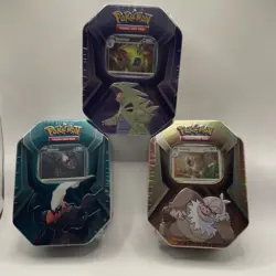 Pokemon TCG Triple Whammy Tin Sealed Destined Rivals Journey Together Set Of 3 - Image 1