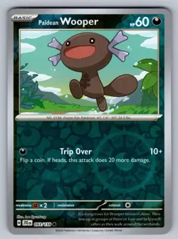 Paldean Wooper 093/159 Reverse Holo Common Journey Together Pokemon Near Mint - Image 1
