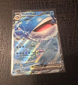 Wailord ex Pokemon Black Star Promos Holo Promo English 016/084 380HP - Image 1