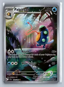 Palpitoad 104/086 Holo Illustration Rare Black Bolt Pokemon NM/M - Image 1
