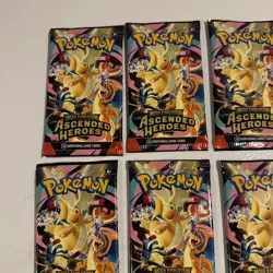 Pokemon TCG Ascended Heroes Booster Packs Lot (6 packs) Factory Sealed/New - Image 2