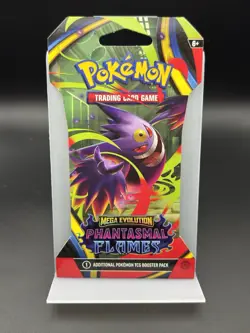 Pokemon TCG Mega Evolution Phantasmal Flames Sleeved Booster Pack Lot Of 4 - Image 2