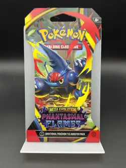Pokemon TCG Mega Evolution Phantasmal Flames Sleeved Booster Pack Lot Of 4 - Image 4