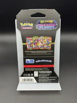Pokemon TCG Mega Evolution Phantasmal Flames Sleeved Booster Pack Lot Of 4 - Image 5