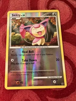 Pokemon SKITTY 93/127 Reverse Holo Platinum - Image 1