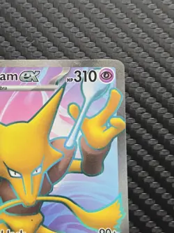 Alakazam EX 188/165 Scarlet & Violet 151 Holo English Pokemon TCG - Image 3