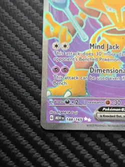 Alakazam EX 188/165 Scarlet & Violet 151 Holo English Pokemon TCG - Image 5