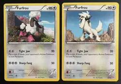 Furfrou 20/30 22/30 Pokemon 2014 XY Trainer Kit Sylveon Noivern Non Holo LP - Image 1
