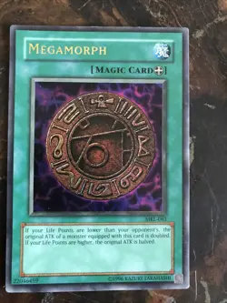 YUGIOH! “Megamorph”MRL-061 Ultra Rare Unl Ed - Image 1