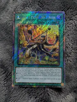 RA05-EN075 Radiant Typhoon Vision Platinum Secret Rare 1st Ed YuGiOh - Image 1