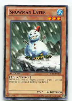 Snowman Eater SDRE-EN016 Realm of the Sea Emperor Common LP Yu-Gi-Oh - Image 1
