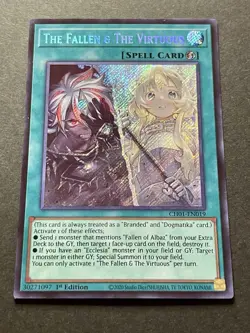 The Fallen & The Virtuous | CH01-EN019 | Secret Rare | LP | 1st Ed | YuGiOh! - Image 4