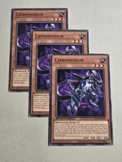 Yu-Gi-Oh! - Carboneddon 3X - Complete Playset - Near Mint - SGX2-ENC07 - Image 1