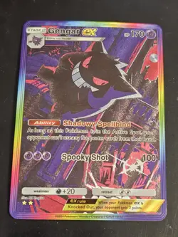 Pokemon TCG Pocket Gengar Ex 277 Genetic Apex Custom Textured Fanart Card - Image 1