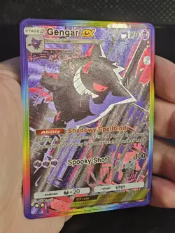 Pokemon TCG Pocket Gengar Ex 277 Genetic Apex Custom Textured Fanart Card - Image 2