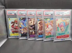 PSA 10 SEQUENTIAL SET McDonald's Promos One Piece Japanese Luffy Nami Chopper - Image 1