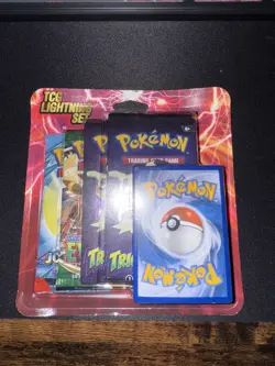 Konami Pokemon TCG Lightning Set 2 Booster Packs,4 Trick or Trade, 1 promo card - Image 3