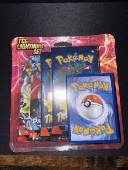 Konami Pokemon TCG Lightning Set 2 Booster Packs,4 Trick or Trade, 1 promo card - Image 4