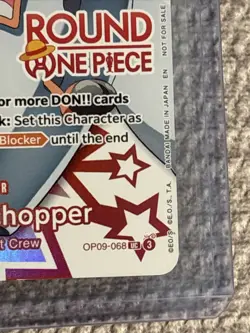 One Piece x Round 1 - Tony Tony Chopper OP09-068 Promo ENGLISH Round One NM - Image 4